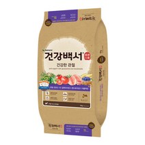 건강백서 전연령 생선 건강한 관절 애견사료, 6kg, 1개