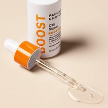 BOOST C15 슈퍼 부스터 비타민 E 및 페룰산 함유 15% 비타민 C 스킨 브라이트닝 세럼 20ml, 1개