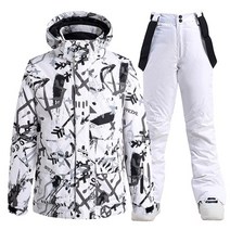 이월스키복 여성스키복 -30 새로운 패션 남성 및 여성 아이스 스노우 재킷 + 벨트 복