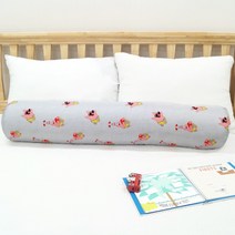 스폰지밥 알러지케어 롱쿠션 100x20cm 솜포함 먼지없는 진드기방지, 단품