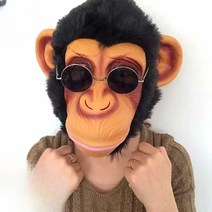 동물 마스크 얼굴 물고기 호랑이 말 머리 고릴라 가면, 샤페이 마스크