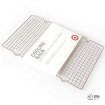 만스 베이킹 업그레이드 논슬립 식힘망 제빵 클링랙 (골드) -소, 9개