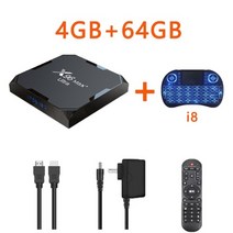 미디어플레이어 멀티미디어 미디어 휴대용 셋톱박스, 영국 플러그, 4G 64G 키보드