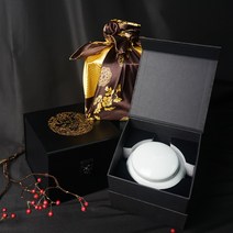 국내산 자연꿀 사양벌꿀 도자기 선물세트 명품박스 1.2kg, 청운학/금 보자기