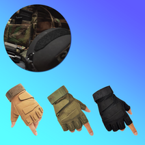 전술장갑 택티컬장갑 군용 전투 반장갑, 베이지, L