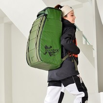 스키 장비 가방 어깨 스노우 보드 부츠 방수 신발 배낭 휴대용 대용량, 분명한