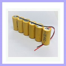 니카드충전지 니카드 1300SC-6N(7.2V 1300mAh)R+출력선 니카드조립작업, 1개