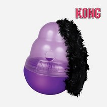 콩 KONG 워블러 고양이 간식 먹이 분리불안 깃털 고부해 장난감, 단일품목