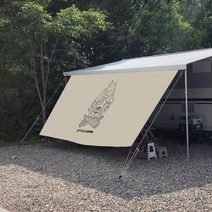 사이드월 어닝 사이드월 감성 카라반, 3.5M (심지6mm)-카라반