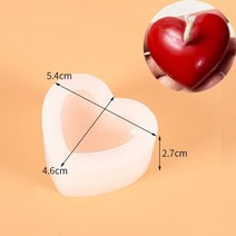 비 스틱 버블 큐브 양초 실리콘 몰드 아로마 테라피 석고 DIY 수제 비누 용품, 5.4CM