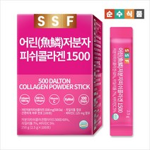100포 어린 저분자 피쉬콜라겐 실속형 500달톤 1500mg 비타민C 함유 순수식품, [1박스/100포] 100저분자피쉬콜라겐