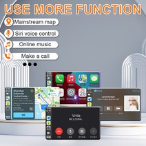 카플레이 동글 Vrriis 3.1 업그레이드 무선 카플레이 Cplay2air 애플 어댑터 동글 아우디 A3 A4 A5 A6 A7 Q, 12 Q8