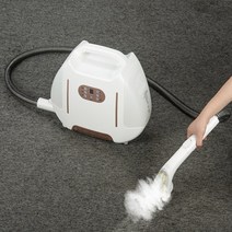 고압스팀기 핸디스팀청소기 고압 스팀기 핸드 헬드 스팀 청소기 카펫 청소 기계 110V220V 패브릭 태피스트리 청소용 물 진공 포함, WHITE+EU+110V, WHITE+EU+110V