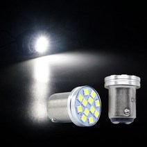 삼항LED 24V용 3030 하이파워 싱글/더블 전구LED / 깜빡이등 브레이크등 미등 S25타입 전구, 싱글전구, 블루