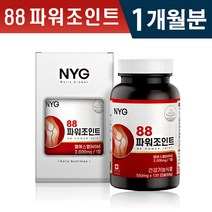 식약처인증 인정 NYG 뉴일리 88파워조인트 120캡슐 550mg x 120캡슐 1일 4캡슐 캐나다 완제품 상어연골 글루코사민 MSM 엠에스엠 관절 연골 건강 도움 건강기능식품, 1박스(1개월분)