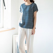 에르 인견 블라우스 10color / 빅사이즈 F XL 2XL (55~99) / 여름 반팔 무지 플라워 시원한 쿨원단