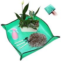 분갈이 깔개 방수 원예용 가드닝 만들기 매트planting mat pe potting, 검은색, 100x100cm