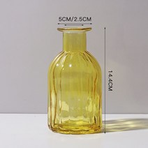 파티룸 렌탈스튜디오 꽃병 INS Nordic Colored Glass Vase Flower arrangement hydroponics ball glass art flower war, [05] green