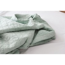 소프트 순면 100% 워싱피그먼트 사각누빔 에이원데코, 3번 민트