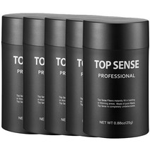 탑센스 흑채 25g 5병, 1개, 흑갈색