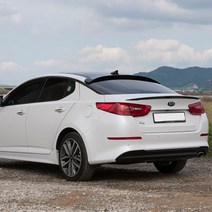 온지구 더뉴K5 리어 스포일러 면발광 LED 글라스윙, 리어 스포일러 오로라블랙펄