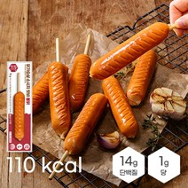 [방탄푸드] 닭가슴살 소시지 핫바 70g 10팩, 불닭 10팩