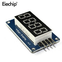 LED 광고판 전광판 차량 휴대용 미니 간판 TM1637 디스플레이 모듈 7 세그먼트 4 비트 036 인치 시계레드 양극 디지털 튜브 arduino용 직렬 813EA 2, 10pcs LED display