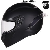 무지개 바이저 헬멧과 함께 전체 얼굴 오토바이 모토 크로스 경주 Casco 드 Capacete Dot 승 Kask 매트 블, 01 matte black-clear_04 XL