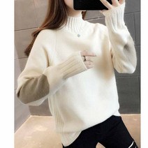 드넬 드넬 소매배색니트DWK23432A (P002417770)