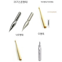 만화펜촉 나무 펜대 G펜촉 마루펜촉 스푼펜, 나무펜대
