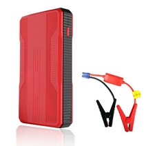 점프스타트 자동차 점프스타터 휴대용 점프기 점프 스타터 전원 미니 슬림 20000mAh 엔진 배터리 충전기 보조베터리 양방향 빠른 충전, 03 PaperBox-Red