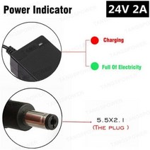 28.8V 휠체어 골프 카트에 대 한 24V 2A 리드 산 성 배터리 충전기 전기 스쿠터 전자 자전거 Lawnmower 충전기에, DC 5.5x2.1_AU