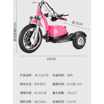 어르신 3륜 세발 삼륜 노인 스쿠터 오토바이 전동 전기 바이크, 48V, 슈퍼웨이 배터리+충격감소+리모컨