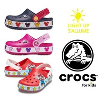 [크록스 키즈] [크록스] 키즈 크록밴드 라이츠 키즈 / 204994-410 네이비 204