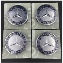 벤츠 C180 C200 E260 E300 S350 GLA 타이어 휠 캡 엠블럼 마크, 01_실버