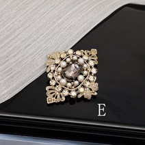 빈티지 바로크 궁전 브로치 중세 남성과 여성 정장 마이크로 진주 꽃 브로치 코트 액세서리