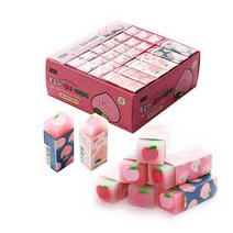 오키티_복숭아 센터지우개(36ea1box)2370-수정용품 필기구 학용품, 단품