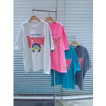1+1 코스텔 빈티지 나염 박스 반팔 티셔츠 원플원