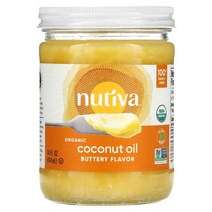 NUTIVA 유기농 코코넛오일 버터 맛 414ML(14FL OZ), 414ml
