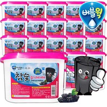 버블윅 참숯습기제거제 250g x 18개 제습제 물먹는하마, 참숯습기제거제 250gx24개