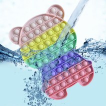어린이선물 말랑말랑 푸쉬팝 팝잇 뽁뽁이 장난감 유아 문구점 캠핑 온가족, 3탄 사람 1P
