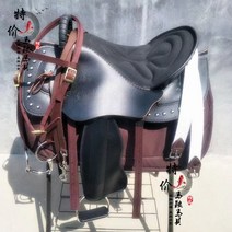 대형 말 안장 마장 마술 안장 풀 세트 안전 벨트 소가죽 내몽골 승마장비 승마용품, 블랙(대형말) 풀 세트(정강이 보호대 미포함), 1개
