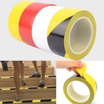 PVC 바닥 라인 테이프 황흑색 마킹테이프 페인트마스킹테이프, 흰색