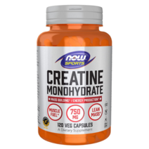 나우푸드 스포츠 크레아틴 모노하이드레이트 일수화물 120캡슐 / NOW Sports Nutrition Creatine Monohydrate 750 mg 120cap, 240정 (120정 x 2병)