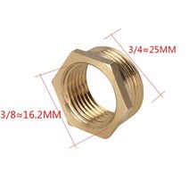 동관부속 황동 어댑터 피팅 bsp 감소 육각 부시 부싱 수-암 커넥터 연료 수성 가스, f03  m06