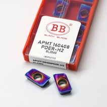 인서트 칩 BB 카바이드 APMT1604 APMT1135 APKT PDER CNC 기계 인덱서 블 밀링 툴 블레이드 10 피스 플레이트 PCD CBN, APMT 1604+PDER+BIP2015(Steel)