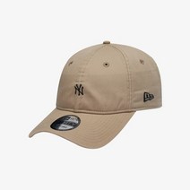 뉴에라 뉴에라 940 언스트럭쳐 MLB 워시드 미니 로고 뉴욕 양키스 볼캡 카멜_K 12836200