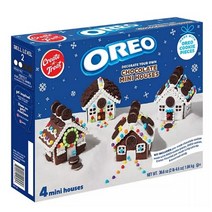 2022년 대용량 오레오 크리스마스 과자집 쿠키 초코 하우스 집 만들기 4세트(1.04kg), 1개