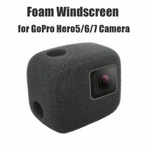 액션캠대여 초미니무선카메라 바디캠 Gopro 7 6 5 Winddicht Wind Schuim Ruisonderdrukking Spons Hero 용 커버 케이스 voorruit