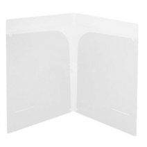 오렌지오피스 A4 A3 겸용 투포켓 투명 L자화일 10p, 6세트